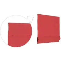 KS Handel 24 Basic Raffrollo Faltrollo 160x240 cm Rot Raffgardine