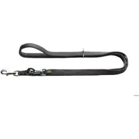 Hunter Verstellbare Führleine Divo 25/200, braun/grau