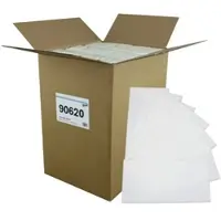 Brod Servietten , weiß, 1-lagig, 32,5x32 cm, 1/8 Kopf-Falz, Zellstoff, geprägt, rechteckig, 9x500=4.500 Stück