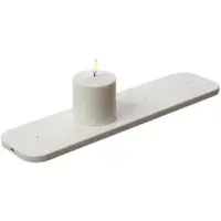 Uyuni LED Kerze mit Ladestation aufladbar 6,8x6,8cm Timer Außen Tischdeko