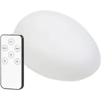 Autre Solar-LED-Dekostein mit Fernbedienung, RGB+W, IP44, 32 cm