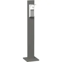 Geramöbel Desinfektionsspender N-HS-O, onyx, stehend, mit Armhebel, aus Metall, 1000ml