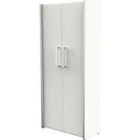 Kerkmann Aktenschrank start up, aus Holz, abschließbar, 80x183x38cm (B/H/T), weiß