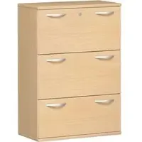 Geramöbel Hängeregisterschrank Pro, Holz, 2-bahnig, 3 Schübe, buche