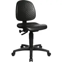 Topstar Arbeitsstuhl Tec 40, 72240 PU0, schwarz, mit Rollen, PU-Schaum, bis 110 kg