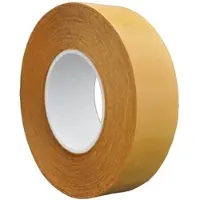 Sks Germany S•K•S 4164 Doppelseitiges Klebeband mit Fadengelege und Synthetik Kautschuk-Klebstoff, 50 mm x 50 m