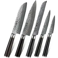 HEZHEN - Damastmesser Set 5-teilig - B1Z Classic Serie