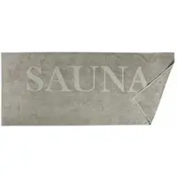 Zöllner Saunatuch Sauna, 80 x 200 cm, stone, 100% Baumwolle, 500 g/m2