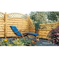Meingartenversand.de Holzzaun Bremen 180 x 90 cm – Sichtschutzzaun aus druckimprägniertem Holz – massiver Lamellenzaun – Holzsichtschutz für den Garten