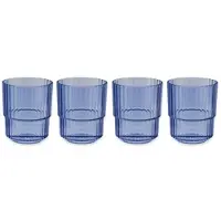 Aps 4er Set Trinkbecher Ø 8,5 cm, H: 10 cm, 300 ml, Tritan