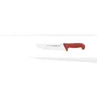 Mundial , Professionelles Küchenmesser, (5520-10), 25.4CM, Breite gerade Klinge, Rot, Edelstahl