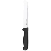Mundial , Brotmesser, (7821-8), 20.32CM, Schwarzer Griff, Rostfreier Stahl