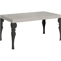 Itamoby Paxon Cashmere Ausziehtisch 160/420x90 cm mit anthrazitfarbenen Beinen