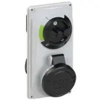 Pce 6014-7 CEE-Steckdose abschaltbar kompakt 16A 4p 7h IP44/IP54 60147