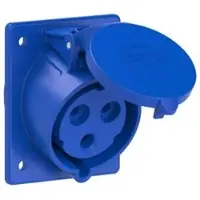 Pce 423-6tt CEE-Anbausteckdose schräg (80x97mm) 32A 3p 6h IP44/IP54 TT 4236tt