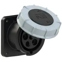 Pce 335-7fc CEE-Anbausteckdose gerade (100x107) 63A 5p 7h IP67 POWER TWIST 3357fc
