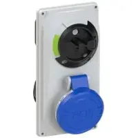 Pce 6014-9 CEE-Steckdose abschaltbar kompakt 16A 4p 9h IP44/IP54 60149