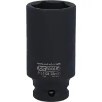 Ks Tools 515.1128, Steckschlüsselbuchse, Schwarz, 1 Kopf/Köpfe, 1/2", Metrisch, 28 mm