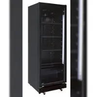 A&S polarny Getränkekühlschrank Gewerbekühlschrank 310l 1 Glastür 620x635x1562 mm schwarz