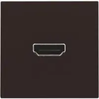 Züblin 124-69417 Abdeckung mit HDMI zu HDMI Verbindung, dark brown coated 12469417