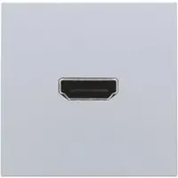 Züblin 121-69417 Abdeckung mit HDMI zu HDMI Verbindung, sterling coated 12169417