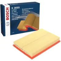 Bosch 2x Luftfilter 1 457 433 055 für Opel Meriva A Corsa C Combo Tigra Twintop
