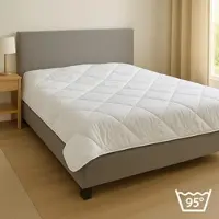 Allergovita Faserdecke medium kochfest, Füllung: 100% Hohlfaser 135x220 cm