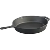 TS Electronic Gusseisen-Pfanne mit 6 cm hohem Rand, Ø 30 cm, pre-seasoned