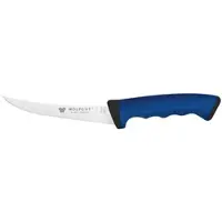 WOLFCUT SoftGrip BLUE-Serie - Ausbeinmesser 13 cm gebogene flex Klinge