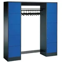 Californian Products CP Offene Garderobe schwarz, 187x195x48 cm