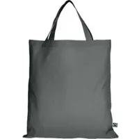 TEXXILLA 10er | 100er | 250er Pack Fairtrade Baumwolltasche - 14 Farben | mit zwei kurzen Henkeln | 38x42cm | Jutebeutel | Einkaufstasche | unbedruckt, stahlgrau