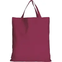 TEXXILLA 10er Pack Baumwolltasche - 28 Farben | mit zwei kurzen Henkeln | 38x42cm, bordeaux, 10 Stück