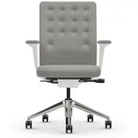 Vitra Bürodrehstuhl ID Trim Sitz und Rücken Stoff sierragrau, Designer Antonio Citterio, 59x99-110x66-79.5 cm