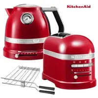 KitchenAid Artisan Wasserkocher + Toaster Empire Rot