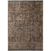 Carpetsale24 Baumwolle Teppich Beige 120x170 cm  Waschbar Vintage Kelim Kurzflor Rutschfest & Weich Einfarbig Meliert Für Wohnzimmer Schlafzimmer