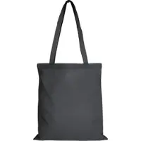 TEXXILLA 10er Pack Baumwolltasche - 28 Farben | mit Zwei Langen Henkeln | 38x42cm, anthrazit, 100 Stück