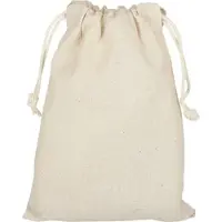 TEXXILLA 10er | 25er | 100er Pack Zuziehbeutel Organic aus zertifizierter Produktion | 15 x 20cm | Jutebeutel, natur