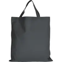TEXXILLA Baumwolltasche CLASSIC mit zwei kurzen Henkeln und Ihrem Wunschmotiv, anthrazit