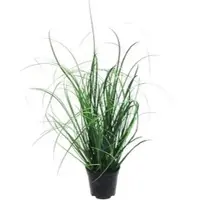 Creativ Green Kunstpflanze Grasbusch, im Topf, Höhe 40 cm, 3 Stück