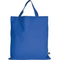 TEXXILLA 10er | 100er | 250er Pack Fairtrade Baumwolltasche - 14 Farben | mit zwei kurzen Henkeln | 38x42cm | Jutebeutel | Einkaufstasche | unbedruckt, royalblau