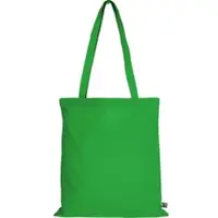 TEXXILLA 10er | 100er | 250er Pack Fairtrade Baumwolltasche - 14 Farben | mit zwei langen Henkeln | 38x42cm | Jutebeutel | Einkaufstasche | unbedruckt, maigrün