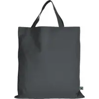 TEXXILLA 10er | 100er | 250er Pack Fairtrade Baumwolltasche - 14 Farben | mit zwei kurzen Henkeln | 38x42cm | Jutebeutel | Einkaufstasche | unbedruckt, anthrazit