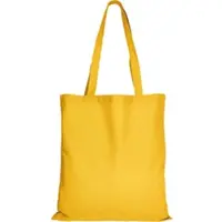 TEXXILLA 10er Pack Baumwolltasche - 28 Farben | mit Zwei Langen Henkeln | 38x42cm, sonnenblumengelb, 100 Stück