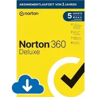 Nortonlifelock Norton 360 Deluxe 2026, 5 Geräte, 3 Jahre, Kein Abo, Download