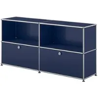 USM United Soft USM Haller Sideboard mit 2 Klapptüren stahlblau