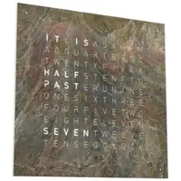 Qlocktwo Earth 90 White Creator ́s Edition Glintscape Deutsch