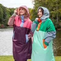 REMEMBER Regencape "Max", Onesize , wasserdichtes & atmungsaktives Oversize-Regencape