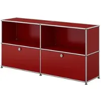 USM United Soft USM Haller Sideboard mit 2 Klapptüren rubinrot