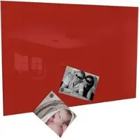 Colours-Manufaktur Magnettafel RAL 3020, 60 x 40 cm, beidseitig beschichtet, rot glänzend