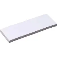 Sprintis Magnetschilder MSXX000905, weiß, 80 x 30 mm, für Handbeschriftung, 100 Stück